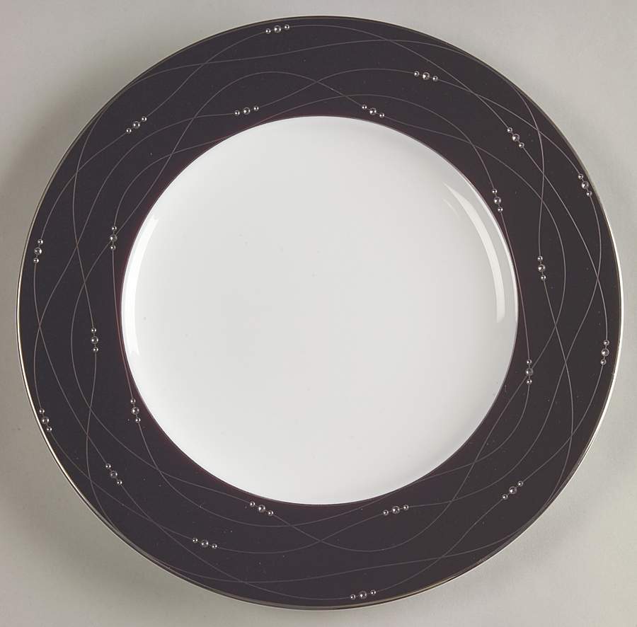 Precious Platinum Luncheon Plate by Royal Doulton-1