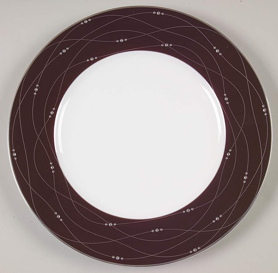 Precious Platinum Luncheon Plate by Royal Doulton-1