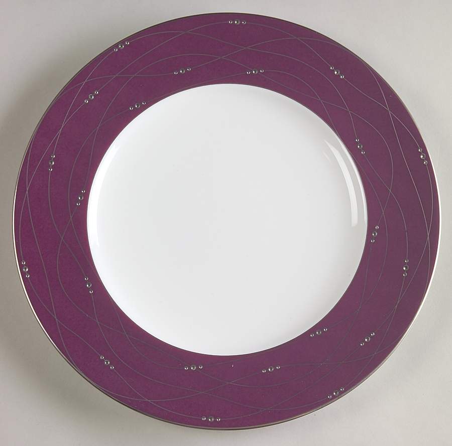 Precious Platinum Luncheon Plate by Royal Doulton-1