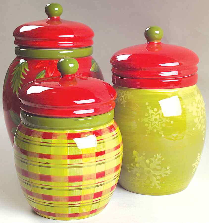 Festive Home (3 Piece) Canister Set (Box Set) by Royal Doulton-1
