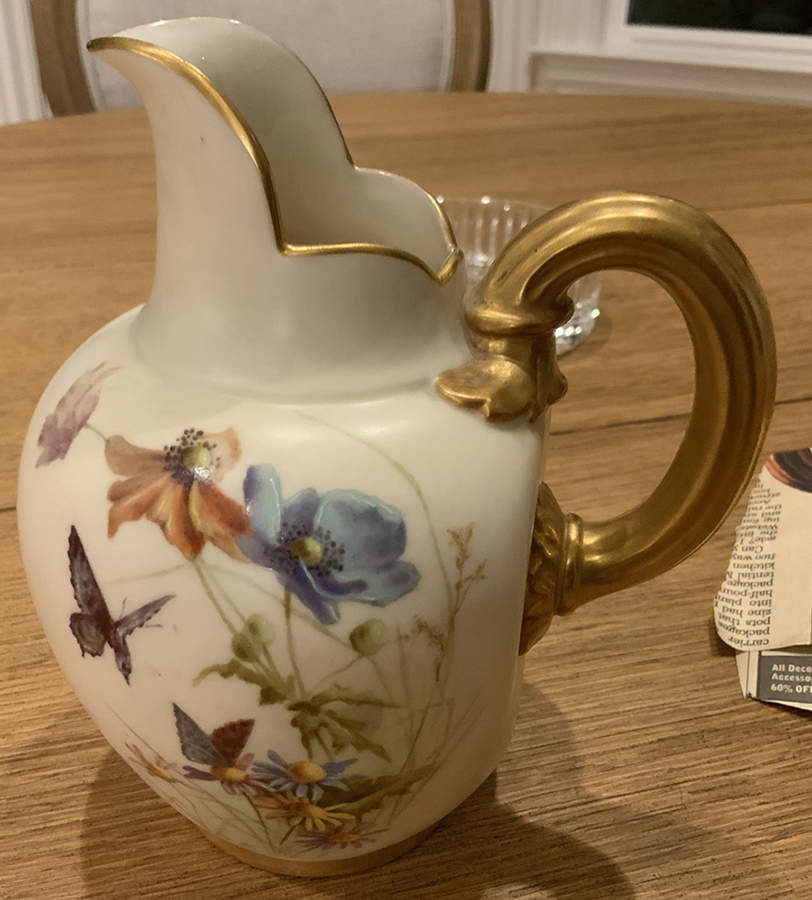 RW369 Creamer by Royal Worcester-1