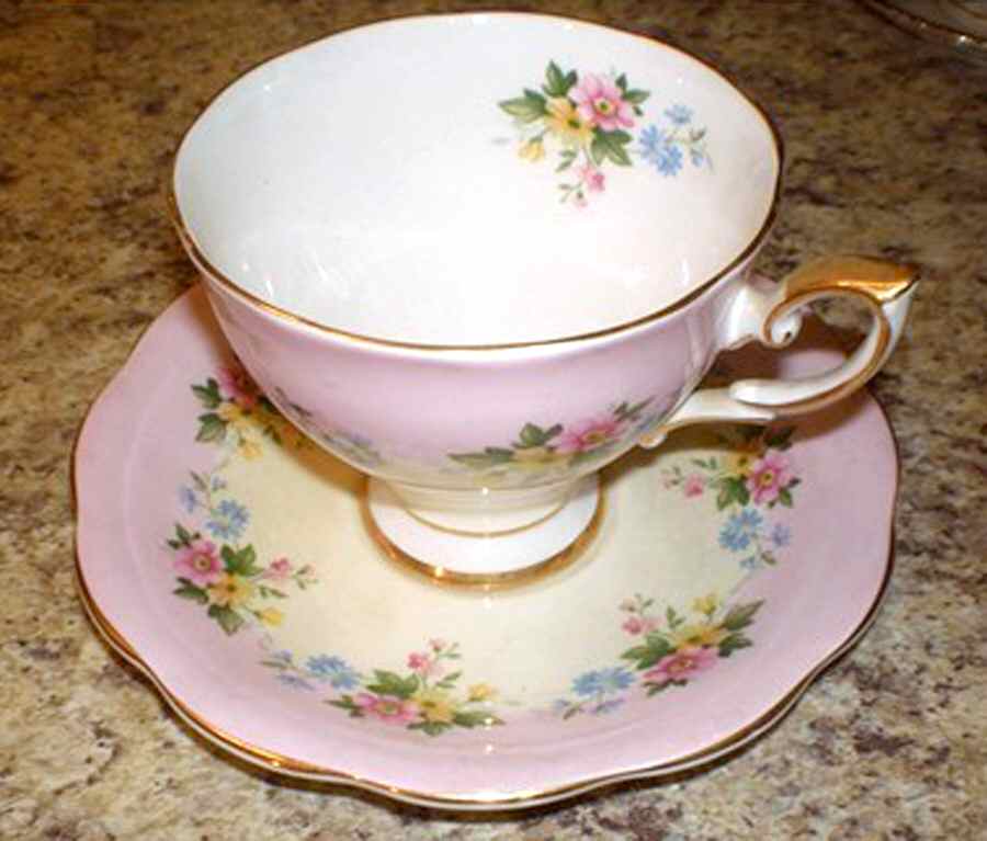 RSD45 Footed Cup & Saucer Set by Royal Standard-1