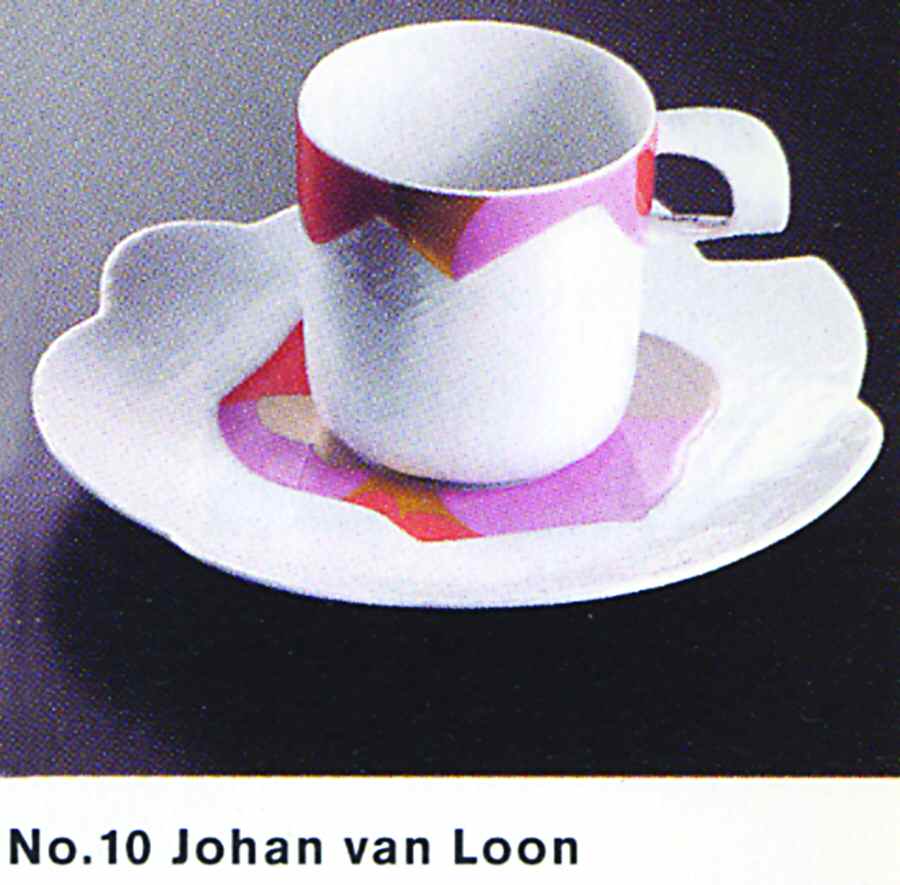 Rondo Extravaganza Flat Cup & Saucer Set by Rosenthal - Continental-1