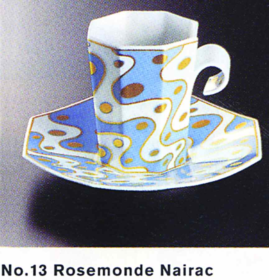 Rondo Extravaganza Flat Cup & Saucer Set by Rosenthal - Continental-1
