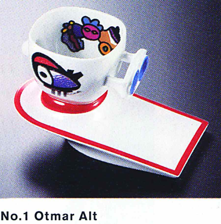 Rondo Extravaganza Flat Cup & Saucer Set by Rosenthal - Continental-1