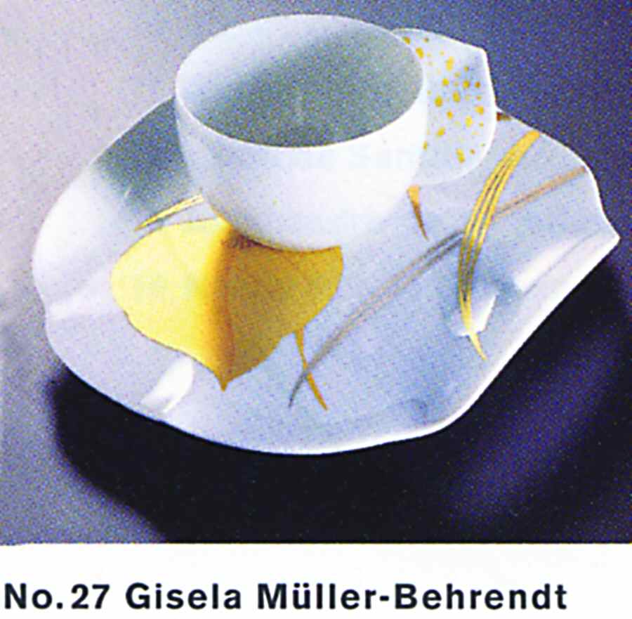 Rondo Extravaganza Flat Cup & Saucer Set by Rosenthal - Continental-1