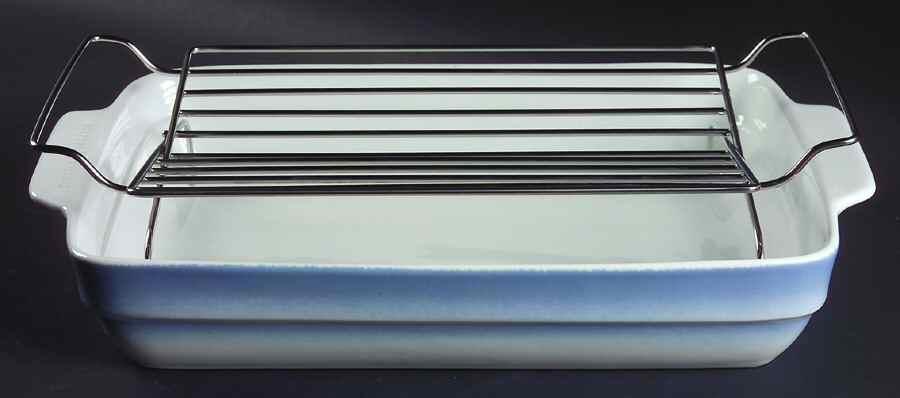 Vintage Chic 15" Rectangular Roaster by Royal Worcester-1