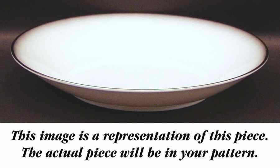 Platinum Band Linear Shape Coupe Soup Bowl by Rosenthal - Continental-1