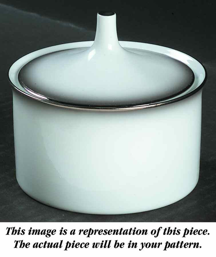 Terzo Mini Sugar Bowl & Lid by Rosenthal - Continental-1