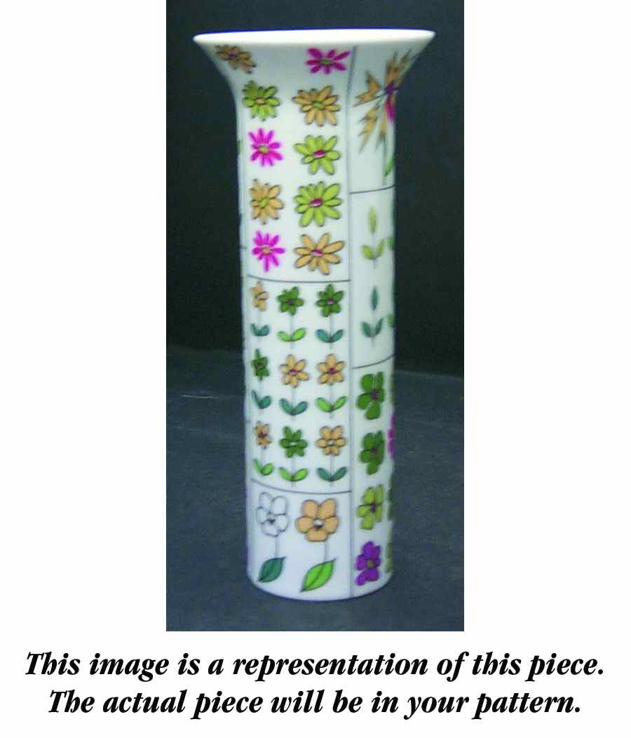 Platinum Band Linear Shape 7" Vase by Rosenthal - Continental-1