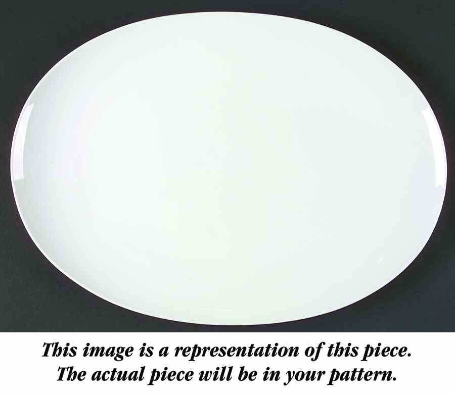Ice Blue 15" Oval Serving Platter by Rosenthal - Continental-1