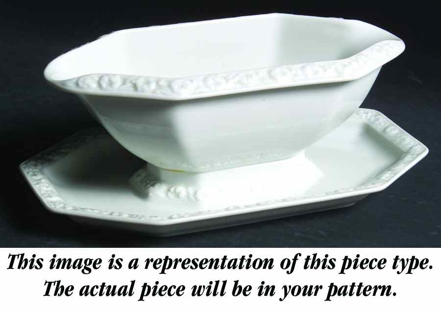 Violets Gravy Boat with Attached Underplate by Rosenthal - Continental-1