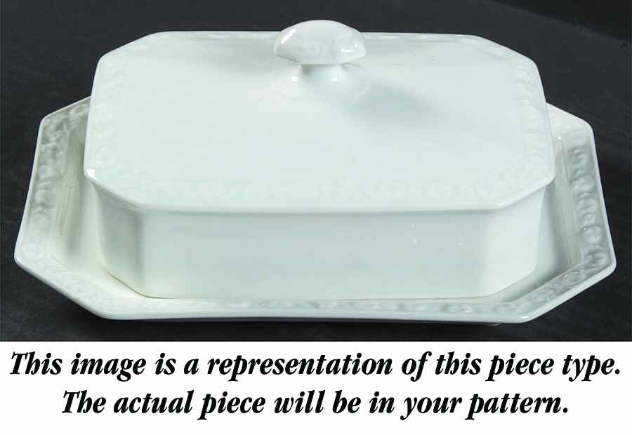 Gold Band (Maria, Thin Gold Band) Half Pound Covered Butter by Rosenthal - Continental-1