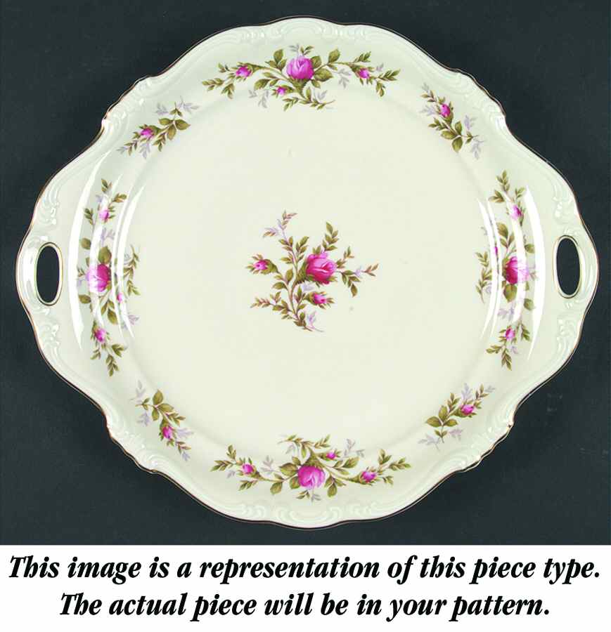 Antoinette (Pompadour Shape) Handled Cake Plate by Rosenthal - Continental-1