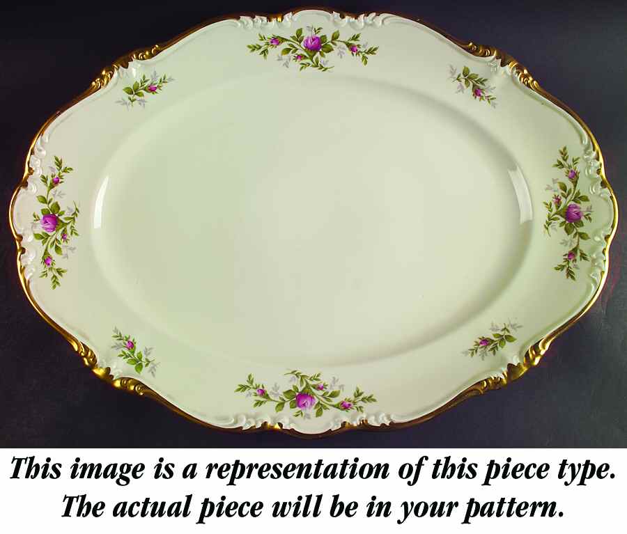 Antoinette (Pompadour Shape) 19" Oval Serving Platter by Rosenthal - Continental-1