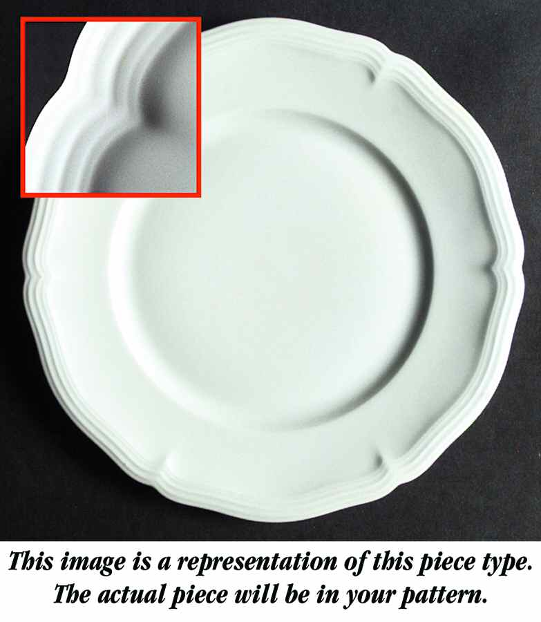 Orchid (Chippendale, White) Dinner Plate by Rosenthal - Continental-1