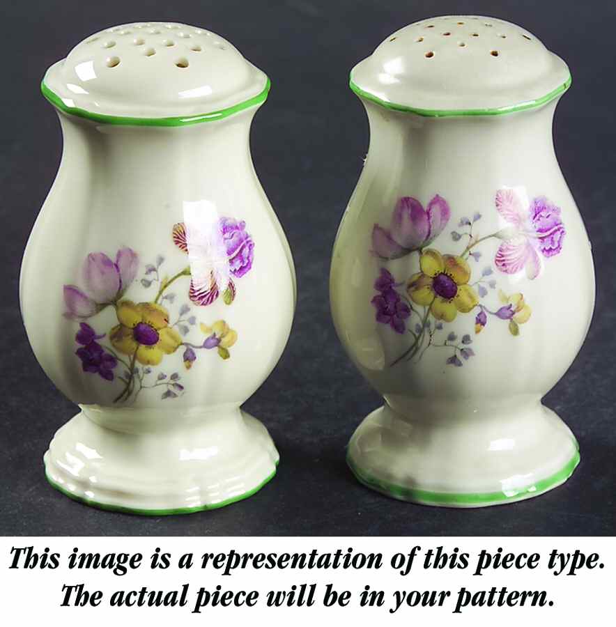 Chippendale Cream Undecorated Salt & Pepper Set by Rosenthal - Continental-1
