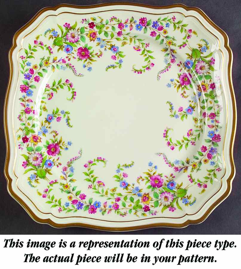 Chippendale All White Square Salad Plate by Rosenthal - Continental-1