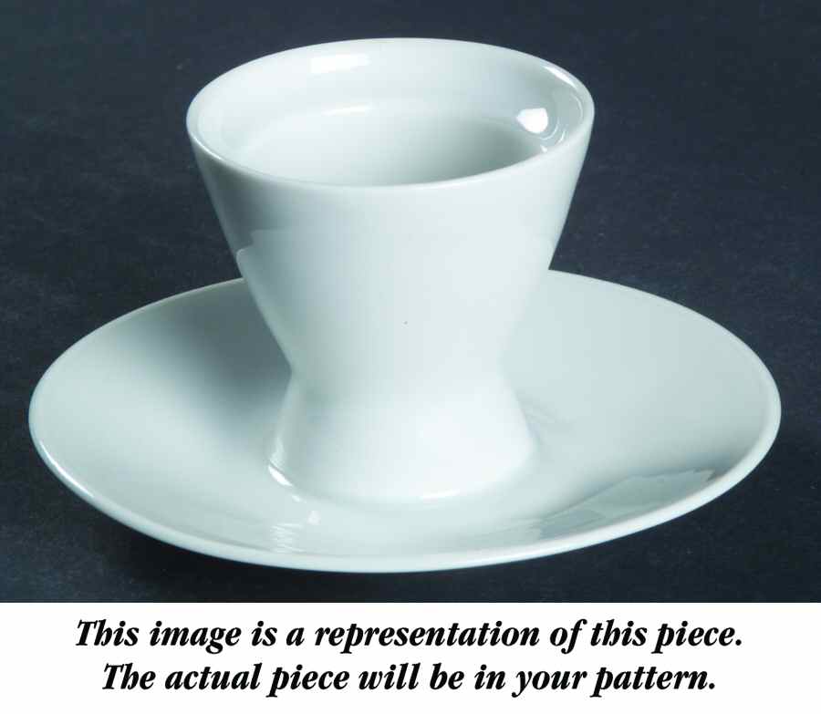 Crystalline Blue Egg Cup with Attached Underplate by Rosenthal - Continental-1