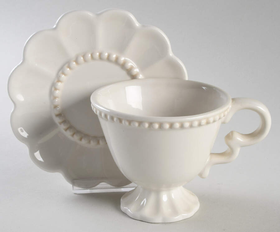 Hera Footed Cup & Saucer Set by Roscher & Co-1