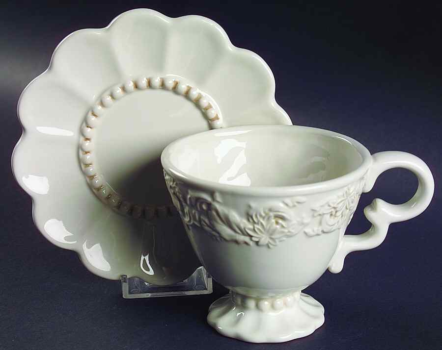 Hera Footed Cup & Saucer Set by Roscher & Co-1