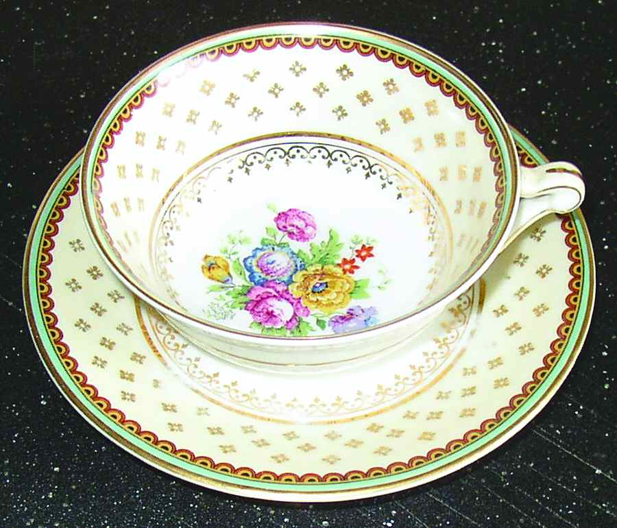 RYD50 Footed Cup & Saucer Set by Raynaud-1