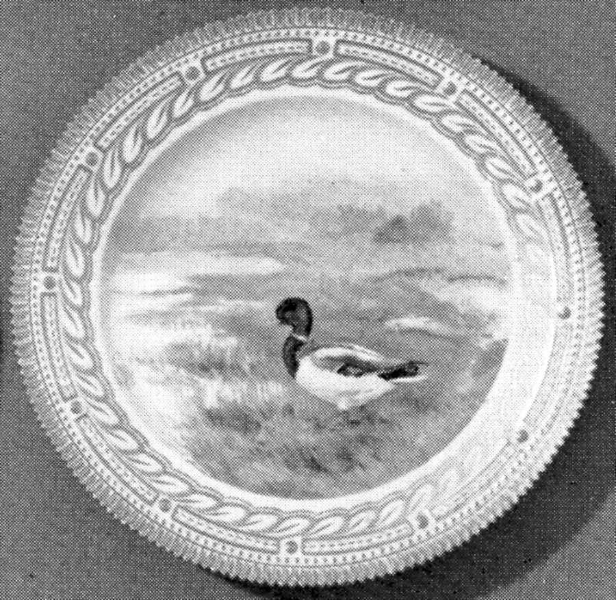 Flora Danica Game Series (Birds) Dinner Plate by Royal Copenhagen-1