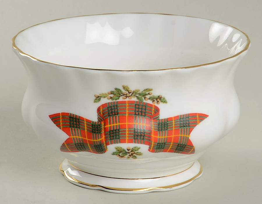 Scottish Tartan Series Mini Open Sugar Bowl by Royal Albert-1