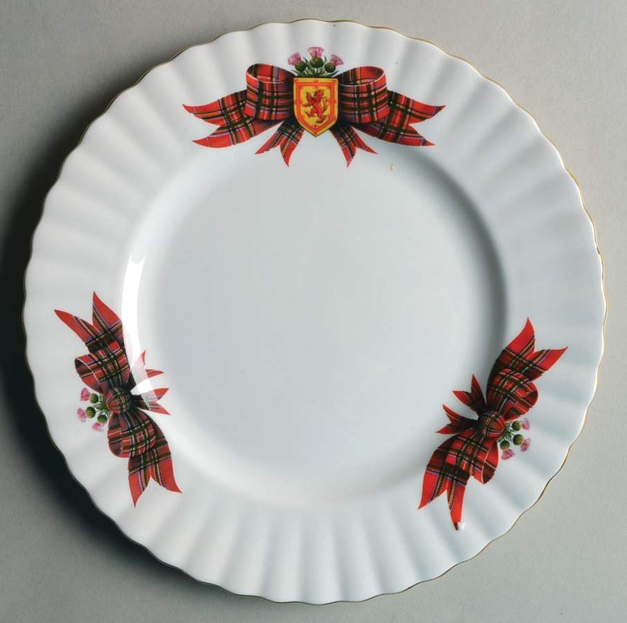 Scottish Tartan Series Salad Plate by Royal Albert-1