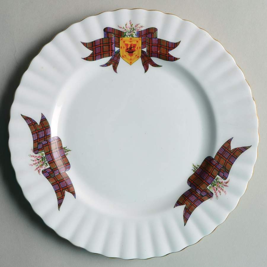 Scottish Tartan Series Salad Plate by Royal Albert-1