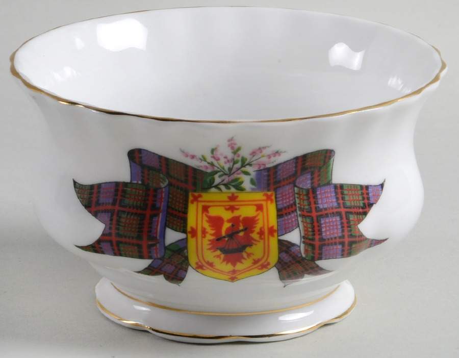 Scottish Tartan Series Mini Open Sugar Bowl by Royal Albert-1