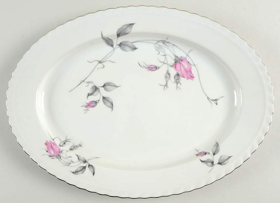RBO11 13" Oval Serving Platter by Royal Bohemian-1