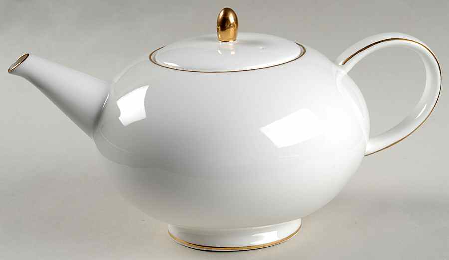 Symmetry Gold Teapot & Lid by Royal Doulton-1