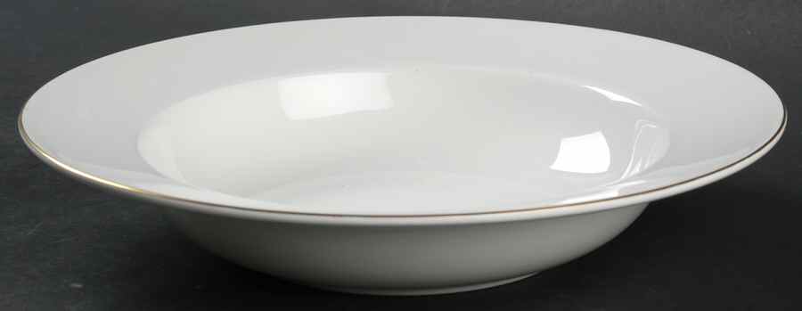 Symmetry Gold Large Rim Soup Bowl by Royal Doulton-1