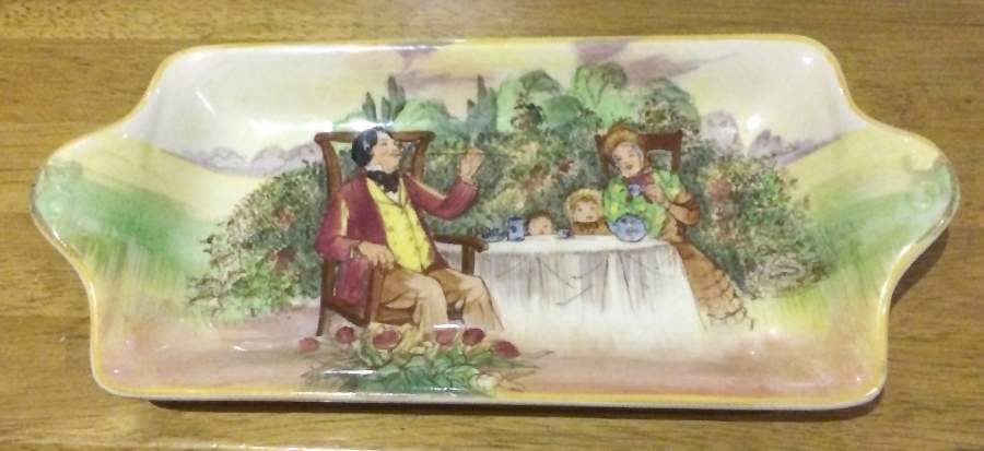 A Hundred Years Ago Large Sandwich Tray by Royal Doulton-1