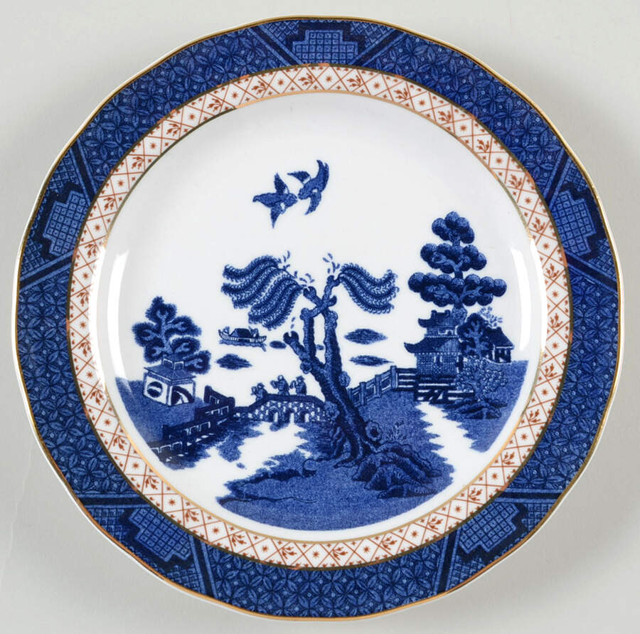 Real Old Willow (Made in China) Bread & Butter Plate by Royal Doulton-1