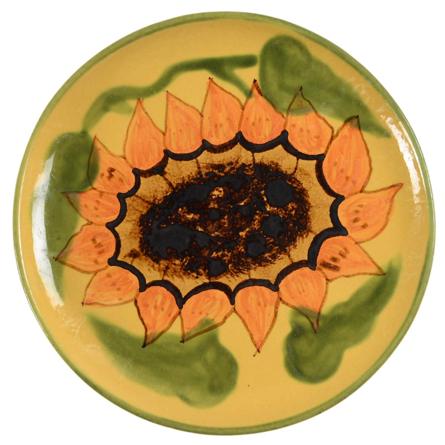 Fleurs de Soleil Dessert/Pie Plate by Romancing Provence-1