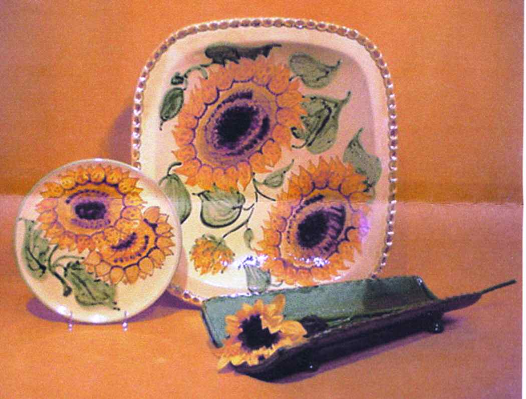Fleurs de Soleil 22" Rectangular Serving Platter by Romancing Provence-1