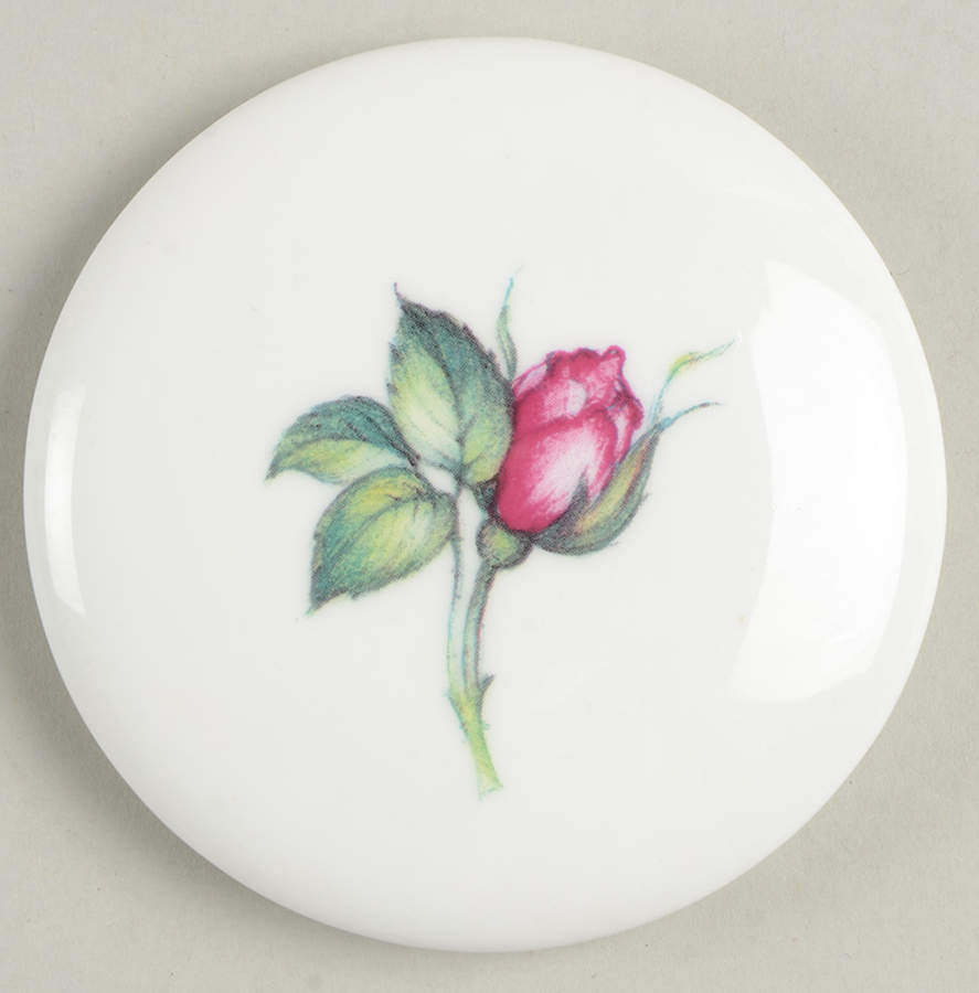 English Rose (Ribbed, No Trim) Lid for Lancaster & Eleanor Mugs by Roy Kirkham-1