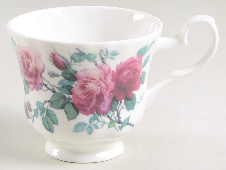 English Rose (Ribbed, No Trim) Footed Cup by Roy Kirkham-1