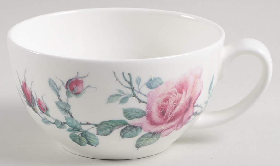 English Rose (Ribbed, No Trim) Cup for Tea for 1 by Roy Kirkham-1