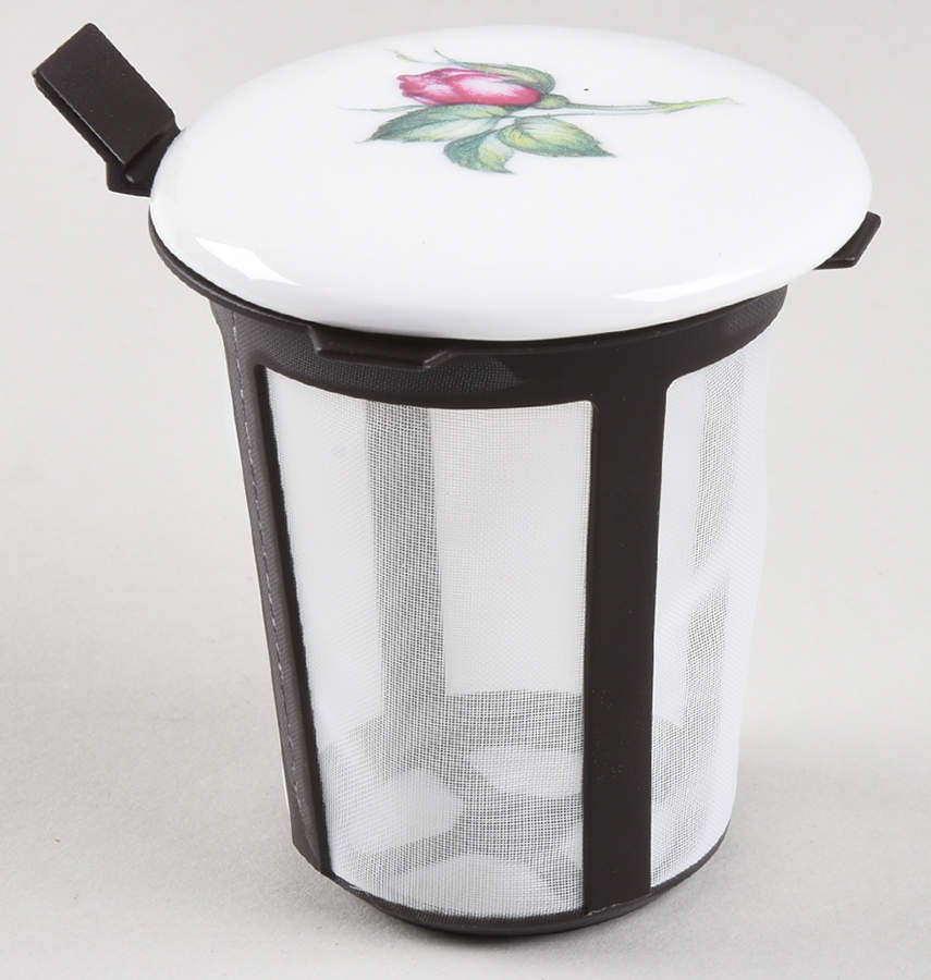 English Rose (Ribbed, No Trim) Plastic Infuser for Lancaster & Eleanor Mugs by Roy Kirkham-1