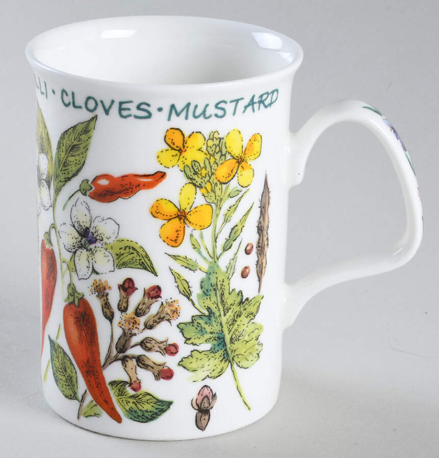 Herbs N' Spices Latte Mug by Roy Kirkham-1