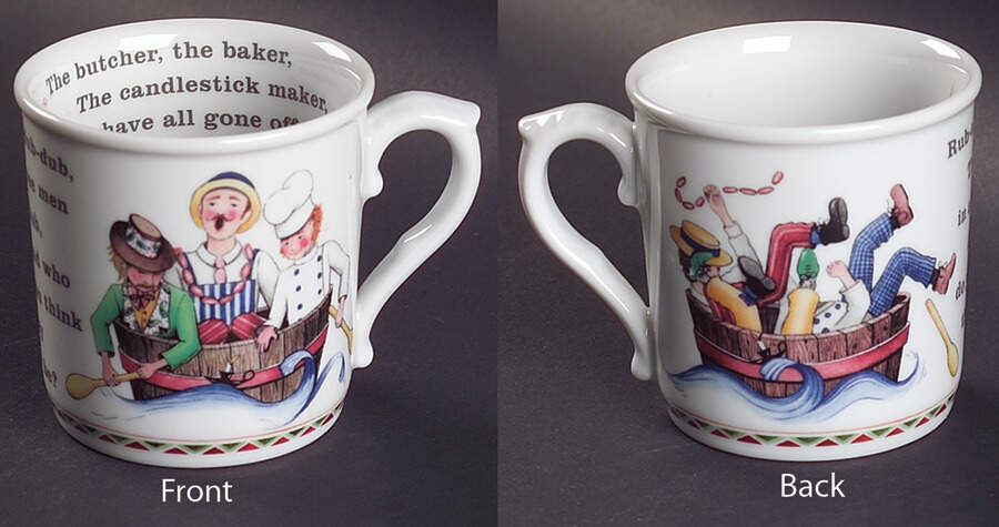 Nursery Rhymes Mug by Royal Worcester-1