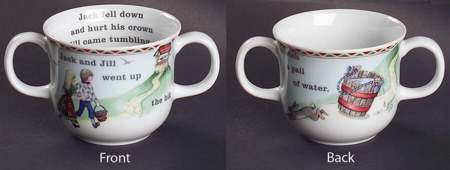 Nursery Rhymes 2 Handled Mug by Royal Worcester-1