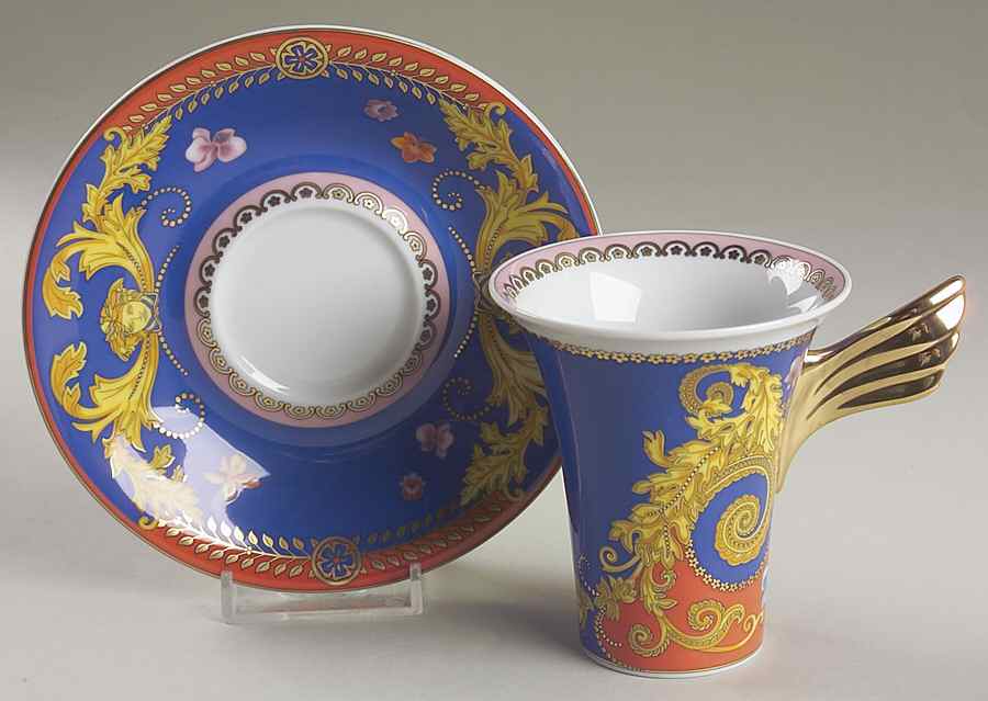 Primavera Flat Cup & Saucer Set by Rosenthal - Continental-1