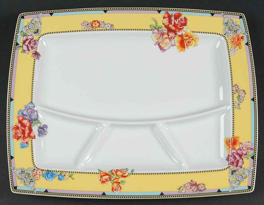 Hot Flowers Menu Plate by Rosenthal - Continental-1