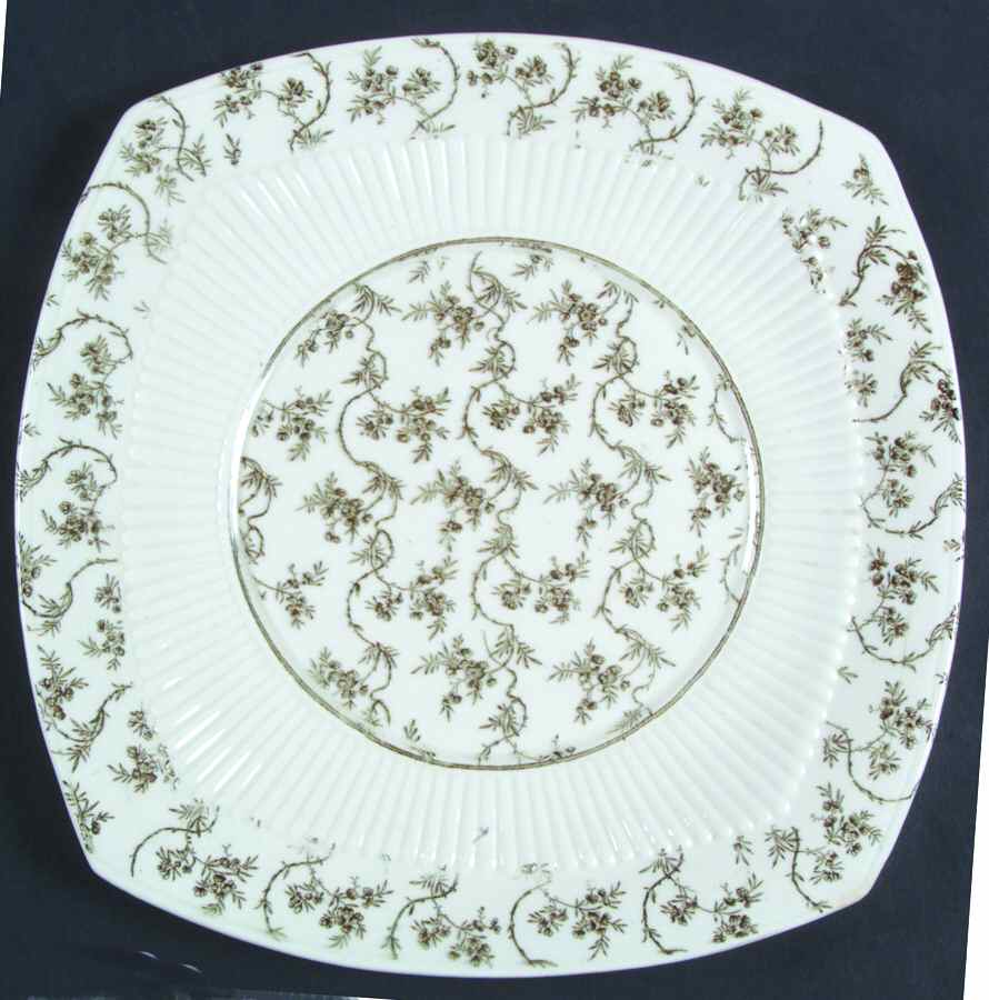 Clarence Square Cake Plate by Ridgway (Ridgways)-1