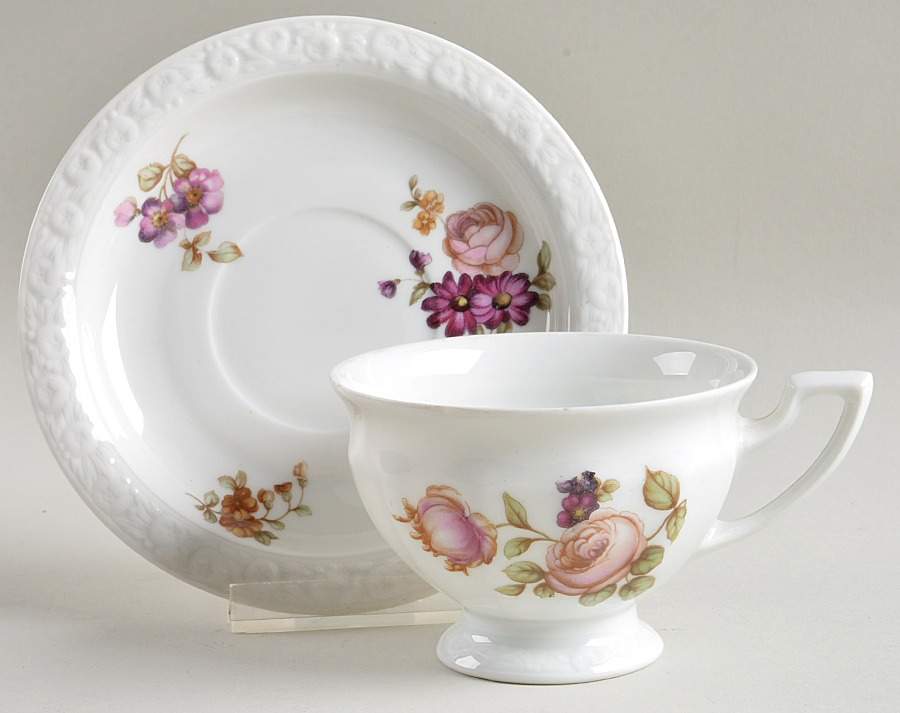 R1560 Footed Cup & Saucer Set by Rosenthal - Continental-1