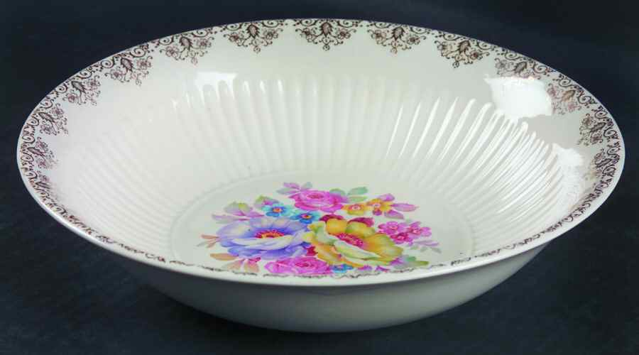 Dixie 8" Round Vegetable Bowl by Royal (USA)-1